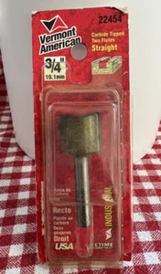 Vermont American 22454 hartmetallbestückt, zwei Flöten, 3/4" gerader Router Bit - Bild 1 von 1