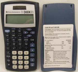 Calculadora científica Texas Instruments TI-30XIIS color estándar probada y funciona - Imagen 1 de 8