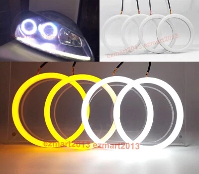 Anillo halo LED Switchback para Dodge Viper 03-10 faro Demon DRL lámpara señal Foto 1 de 4