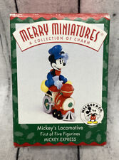Vintage Hallmark Merry Miniatures Mickey's Locomotive Express First 1st Series