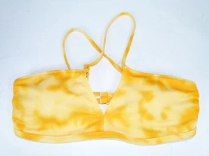 Victoria's Secret PINK Womens Yellow Thinly Padded Bikini Top - Size Small - Picture 1 of 5