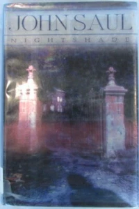 Nightshade by John Saul Exlibrary Book First Edition - Picture 1 of 3