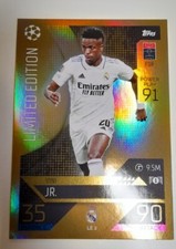 2022-23 Match Attax UEFA - Vinicius Jr GOLD LIMIT- LIMITED EDITION NEW COND RARE