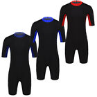 Mens Wetsuits One Piece Thermal Swimsuit Half Sleeve Wet Suits Swim Surf Dive