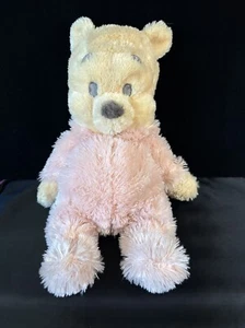 Disney Parks Winnie Puuh 18 Zoll Plüschtier Stofftier Pastell Shaggy Langflor Rosa - Bild 1 von 13