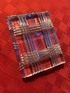 Ralph Lauren Glen Plaid Buch Briefbeschwerer - Kristall - TOP - Bild 1 von 9