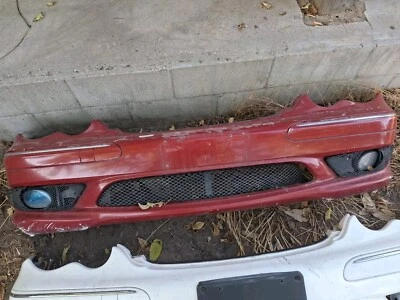 Mercedes Benz C230 2005 2006 2007 equipamiento deportivo/AMG cubierta de parachoques delantero ópalo de fuego Foto 1 de 4