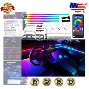 Multi-Color Car LED Ambient Lighting with 600 LEDs and Remote Control Function - Picture 1 of 9