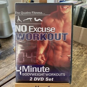 The Quatro Fitness No Excuse Workout (2 DVD's, 2011) NEW BX8 - Picture 1 of 6