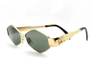 Celine CL40254U Sunglasses 30N Gold / Green lenses size 58 new - Picture 1 of 6