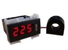 New 2In1 Mini Ac 600V 100A Red Led Digital Panel Amp Voltage Combo Meter With Ct
