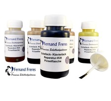 Schellack Möbellack Hochglanz Klavierlack 1€10ml Pinsel Lackstift Gitarre Geige