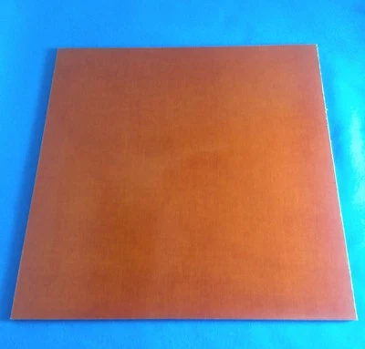 Brown Linen Micarta (1) .031" x 12" x 12" Knife Handle Spacer Material Sheet