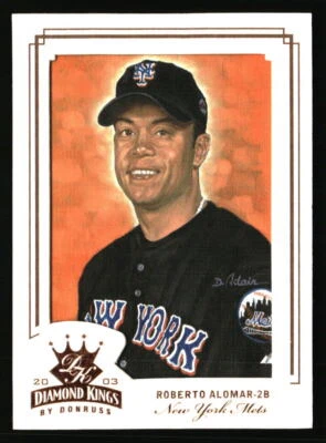 Roberto Alomar 2003 Donruss Diamond Kings #122 BASEBALL Card - Image 1 of 2