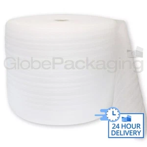 500mm x 100M ROLLO DE ESPUMA JIFFY ENVOLTURA - 2.5mm GRUESO EMBALAJE BASE ETC 24HRS - Imagen 1 de 5