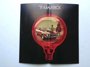 Ford Maverick 1971 folleto de automóviles catálogo de automóviles económico, familiar, deportivo - Imagen 1 de 3