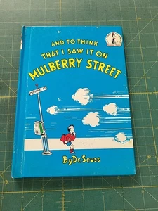 And to Think That I Saw It on Mulberry Street Dr. Seuss BCE 1964 VTG BANNED OOP - Picture 1 of 15
