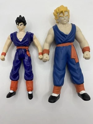 Dragon Ball Z Gohan & Super Saiyan Rubber Suit Action Figure Bandai Irwin Fun - Image 1 of 4