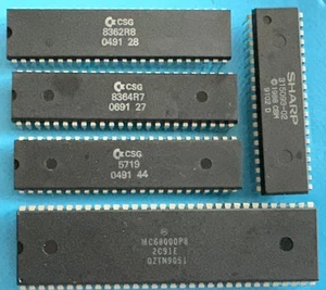 5x Chip; Paula 8364R7 / Denise 8362R8 / Gary Cbm 5719 / Kick 1.3 Sharp / - Picture 1 of 2