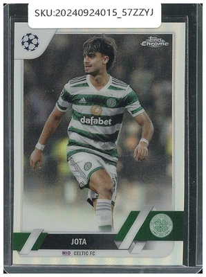 2023 Topps Chrome UEFA Club Competitions Jota Refractor #17 - Image 1 of 2