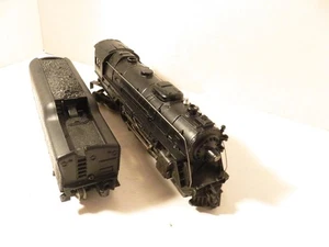 LIONEL POST-WAR TRAINS 2046 STEAM LOCO / 2046W TENDER-  0/027-  FAIR - W5 - Picture 1 of 10