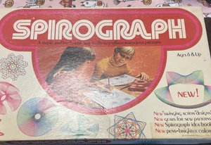 Vintage Kenner SPIROGRAPH Design Toy #421 Creative Learning w Box - Picture 1 of 3