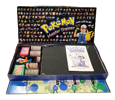 Pokemon Master Trainer Board Game Vintage Hasbro 100% Complete 1999 Rare Gen 1 - Image 1 of 4