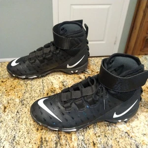 Nike Force Savage 2 Shark W Mens 8.5 Wide Black White football cleats BV0151-001 - Picture 1 of 12