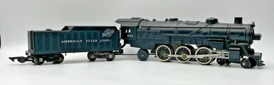 Gilbert American Flyer S Gauge #282 Pacific Loco/Tender - Solid Excellent Runner - Image 1 of 4
