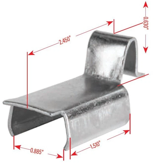 Paquete de 10 clips de guía de pista Sno Stuff #04-150-02-1 10/bolsa Ski-Doo Foto 1 de 1