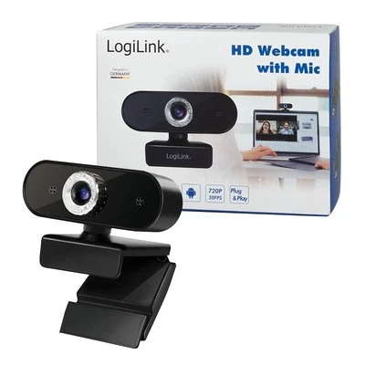4052792061024 HD USB webcam with microphone LOGILINK - Bild 1 von 4