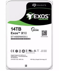 Seagate Exos X18 14TB ST14000NM000J 3.5 7200RPM SATA - Afbeelding 1 van 2