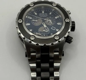 Reloj Cronógrafo Invicta Reserve Subaqua Negro/Plata SS Ref: 5222 Leer Hombre 52MM - Imagen 1 de 7