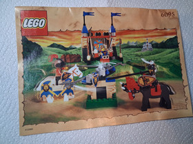 Lego Castle Knights Kingdom 6095 Royal Joust Instruction Manual No Bricks
