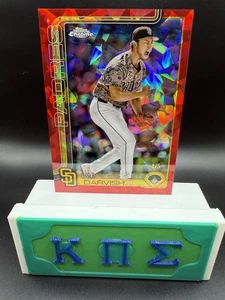 YU DARVISH 2025 TOPPS CHROME SAPPHIRE RED REFRACTOR PADRES /5 Q0398 - Picture 1 of 2