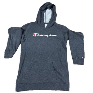 CHAMPION  ATHLETIC WEAR Charcoal Gray HOODIE Unisex SIZE XL EUC Youth - Picture 1 of 14