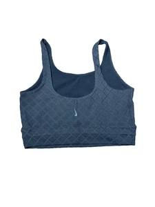 Nike Dri-FIT Sports Bra Womens Small Black Swoosh Quilted Racerback DA7088-010 - Picture 1 of 6