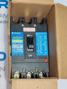 NEW TERASAKI XE100NS 3 POLE 100 AMP TemBreak CIRCUIT BREAKER AC600V DC250V - Picture 1 of 9