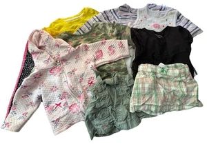Lote de 8 MESES Bebés Niñas Mezcla Neutro Verano Otoño Pantalones Cortos Mangas Largas Vestidos - Imagen 1 de 8