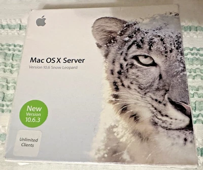 Mac OS X Server v10.6 Snow Leopard Unlimited Client License (MC588Z/A) - Image 1 of 4