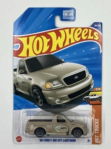 Hot Wheels '99 Ford F-150 SVT Lightning Tan 94/250 - 2025 HW Hot Trucks - Picture 1 of 2