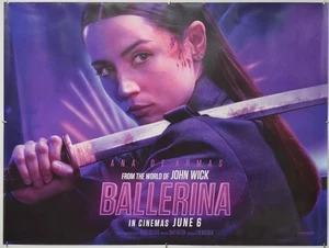 BALLERINA (2025) Original Cinema Quad Poster (teaser) Ana de Armas, Keanu Reeves - Picture 1 of 6