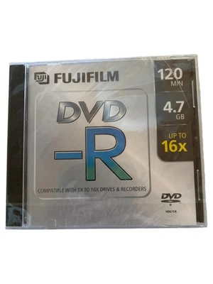 Fujifilm DVD-R Rohling 120 Min 4.7 GB 16x Silber - Bild 1 von 3