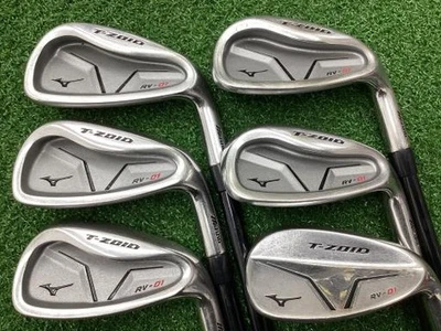 Mizuno T-zoid Iron Set 6-9,Pw,Sw 6pc Flex Regular Original Carbon Graphite - Image 1 of 4