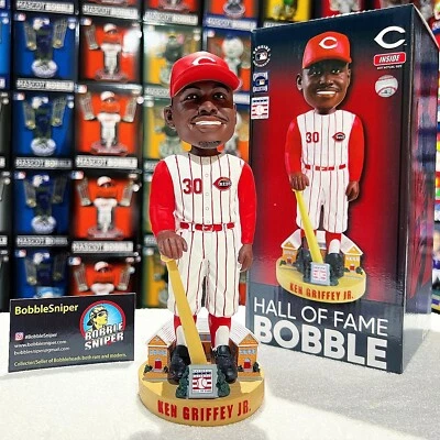 KEN GRIFFEY JR. Cincinnati Reds Cooperstown “Salón de la Fama” MLB Bobblehead Foto 1 de 4