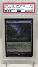 MTG Magic the Gathering OVERGROWN TOMB Holo Foil Zendikar Expeditions PSA 10 GEM