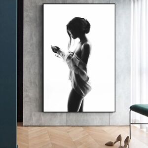 Nordic Posters Sexy Girl Wall Art Canvas Painting Wall Woman Pictures Prints Art