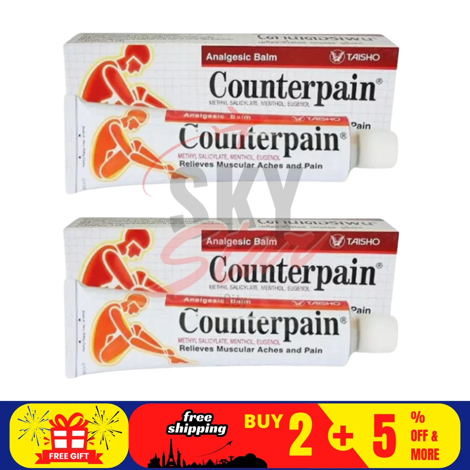 2 X Bálsamo Analgésico Masaje Muscular Alivio Caliente Rojo Contradolor 120g Foto 1 de 4