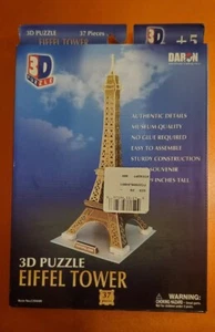 37 Piece 19" Tall 3D Puzzle Model Kit - Eiffel Tower NEW - Picture 1 of 2