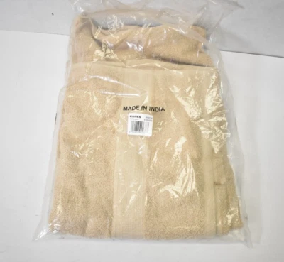 Paquete de 2 toallas de baño The Big One color arenisca 100 % algodón artículos de baño Oeko Tex Foto 1 de 4